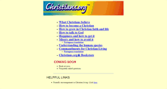 Desktop Screenshot of christians.org
