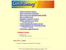 Tablet Screenshot of christians.org